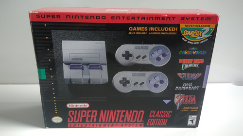 Super Nintendo Snes Classic Americano Original Nintendo