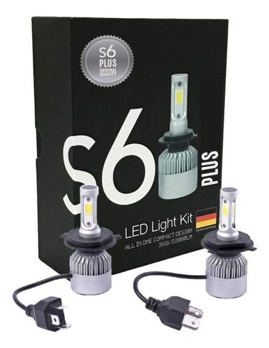 Kit Led Cree S6 Hd Led 36w Luz Color Blanco 22000 Lumenes F