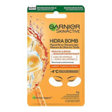 Mascarilla En Tela Para Ojos Hidra Bomb Naranja 6gr Garnier