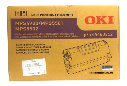 Toner Oki Mps4900/mps5501/mps5502 N/p 45460512 Nuevo