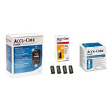 Kit Inicio Diabetes Medidor Glucosa Accu-chek Guide Completo