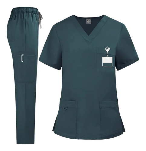 Pijama Quirúrgica Para Mujer Jogger Uniforme,tops+pants New