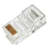 Pack X10 Ficha Macho Conector Plug Rj45 Cable De Red Cat 5e