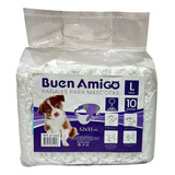 Pañales Desechables Perros Mascotas Talla L 49x33cm