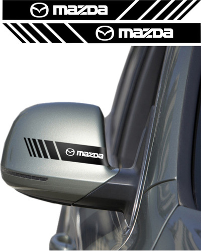  Sticker Calca Franjas De Espejos Laterales Mazda