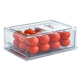 Caja De Almacenamiento Alimentos Para Refrigerador 30x14cm