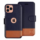 Funda Tipo Cartera Lupa Para iPhone 12/12 Pro, Tarjetero, Pa