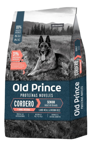 Old Prince Proteínas Noveles Cordero Adulto Senior X 3 Kg