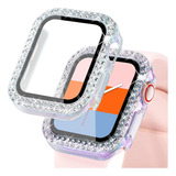 Funda Protectora Cristal Diamantes Para Apple Watch 40/44/45