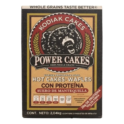 Harina Para Hot Cakes Y Waffles Kodiak Con Proteína De 2 Kg.