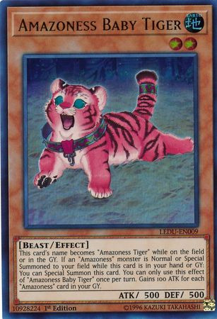 Yugioh! Amazoness Baby Tiger - Ledu (ultra Rare)
