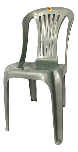 Kit 8 Cadeira Reforçada Bistro Com Encosto De Plastico Lazer