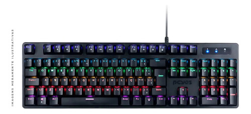 Teclado Gamer Redragon Kumara K552rgb-1 Sw Outemu Red 