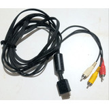 Cable Conector A/v Rca Para Ps1 Ps2 Y Ps3 Original Sony 