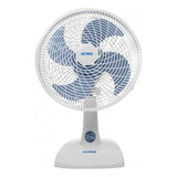 Ventilador De Mesa Mondial V-16 Branco Com 4 Pás Cor  Azul De  Plástico, 30 cm De Diâmetro 127 v