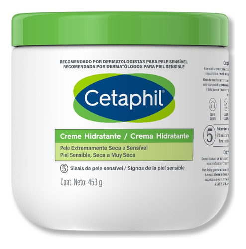 Novo Creme Hidratante Para O Corpo Cetaphil 453g