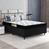 Comfort Prime Cama Box D20 Casal Cor Preto 188cm X 138cm X 50cm