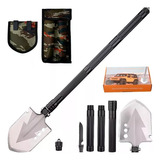 Kit De Pala Plegable Tactica Con Cuchillo Y Sierra Camping