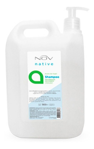 Shampoo Nov Native Aceite De Argan Nutricion X 1900 Ml