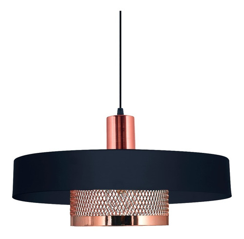 Luz Lampara Colgante Modernas Oxido Cobre Living Comedor Sji