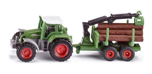 Siku Serie 16- Tractor Fendt Con Remolque Forestal - Metal