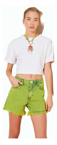 Jazmin Chebar Shorts Nick Green Nuevos C/etiqueta Envío Grat