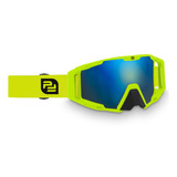 Gafas Goggles Motocross Enduro Tacticos Amarrilla Neon