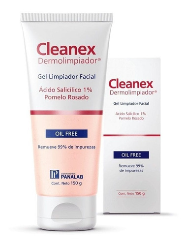 Cleanex Dermolimpiador Gel Facial 150g Piel Grasa Oil Free