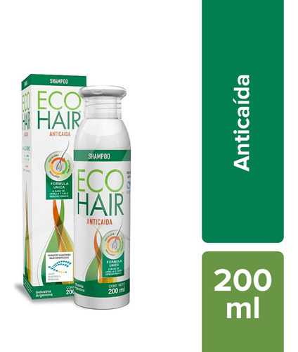 Shampoo Ecohair Anticaída Fortalecedor Triple Acción 200ml 