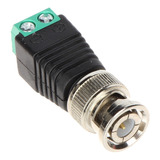 Conector Plug Balun Bnc Macho Con Bornera Cctv Camaras X10