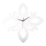 Calcomanía Para Reloj De Pared Con Diseño De Flor Y Espejo,