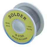 Soldadura Estaño Alambre Rollo 100gr 1.0mm 60/40 /purpleshop