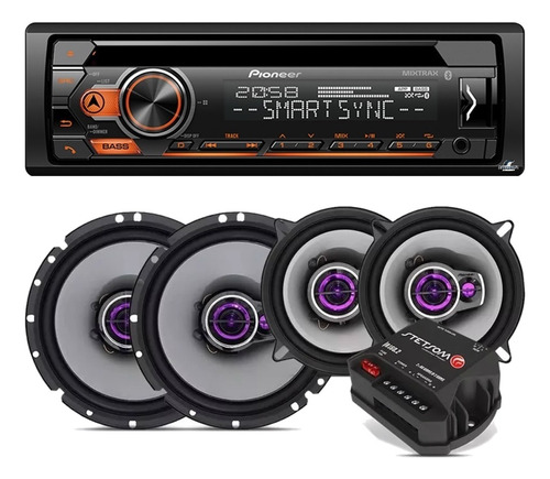 Kit Toca Cd Completo Pioneer Deh-s4280bt Usb Spotify Android