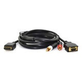 Cable Video D-terminal Hdtv Para Playstation Ps2 O Ps3