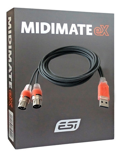 Cable Interfaz Midi/usb Midi Usb Midimate Ex Esi