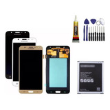 Display Para Galaxy J7 J700 Oled + Bateria + Cola + Chaves