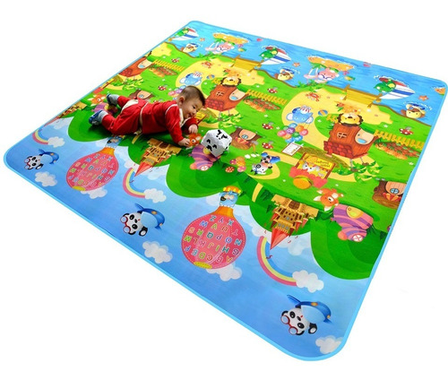 Tapete Alfombra Bebes Niños 1.80x 1.50x 0.5 Diseño Infantil