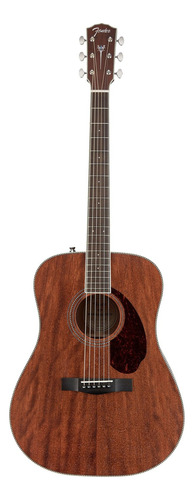 Guitarra Acústica Fender Paramount Pm-1 Standard All-mahogany Para Diestros Natural Open Pore