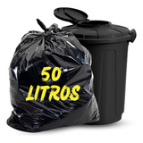 Saco De Lixo 50 Litros Reforçado Resistente Verdecasa 50 Unidades