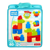 Mega Bloks Bolsa Mediana Construcción, 40 Bloques