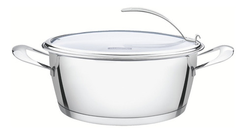 Cacerola Acero Inox Tramontina 24cm Triple Fondo Ventura P