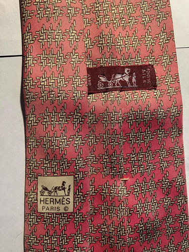 Corbata Hermès Paris Seda
