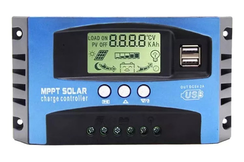 Regulador De Painel Solar Mppt 30a-100a 12v/24v, Controlador