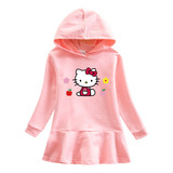 Hellokitty Vestidos De Los Niños Sudadera Princesa Linda