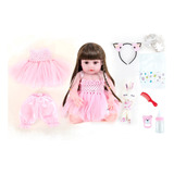 Bebê Sweetie Reborn(r)coelhinha Silicone Doll-pode Dar Banho