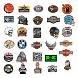 30 Stickers De Tela Calcomanías-parches Motos Lavables #36