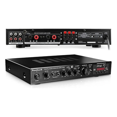 Amplificador Estereo Casa Bluetooth Sunbuck Av-298bt 5.1 Estereo Color Negro Potencia De Salida Rms 2000 W Voltage | Envío gratis