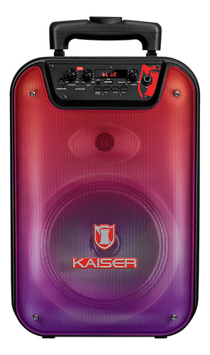 Bafle 8 Pulga Kaiser 6500 W Rms Micrófono Alámbrico Ksw-3508