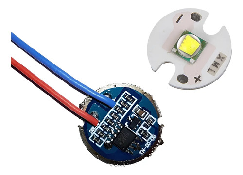 Led Cree Xlamp Xml T6 10w Com Driver Para Lanterna Farol