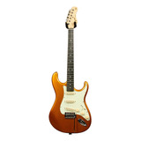 Guitarra Electrica Tagima Tw Series Tg-500 Stratocaster Color Dorado Material Del Diapasón Palo De Rosa Orientación De La Mano Diestro